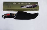 NEW FROST CUTLERY GATOR BACK IV Fixed Blade Knife w Sheath 16-948FW