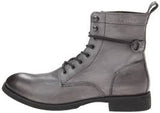 Mens CALVIN KLEIN JEANS HEWITT 2 Leather Chukka BOOTS Shoes GRAY 9.5 Combat