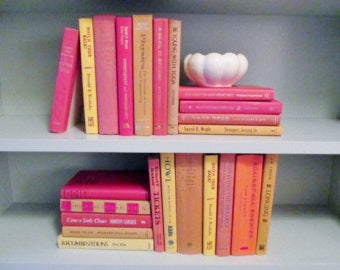 Books By The Foot Box Instant Library Home Interior Design Color Therapy RED ORANGE AUTUMN