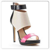 Womens JUICY COUTURE ATARAH ICE High Heel Platform Shoes Sandals 10 Fetish