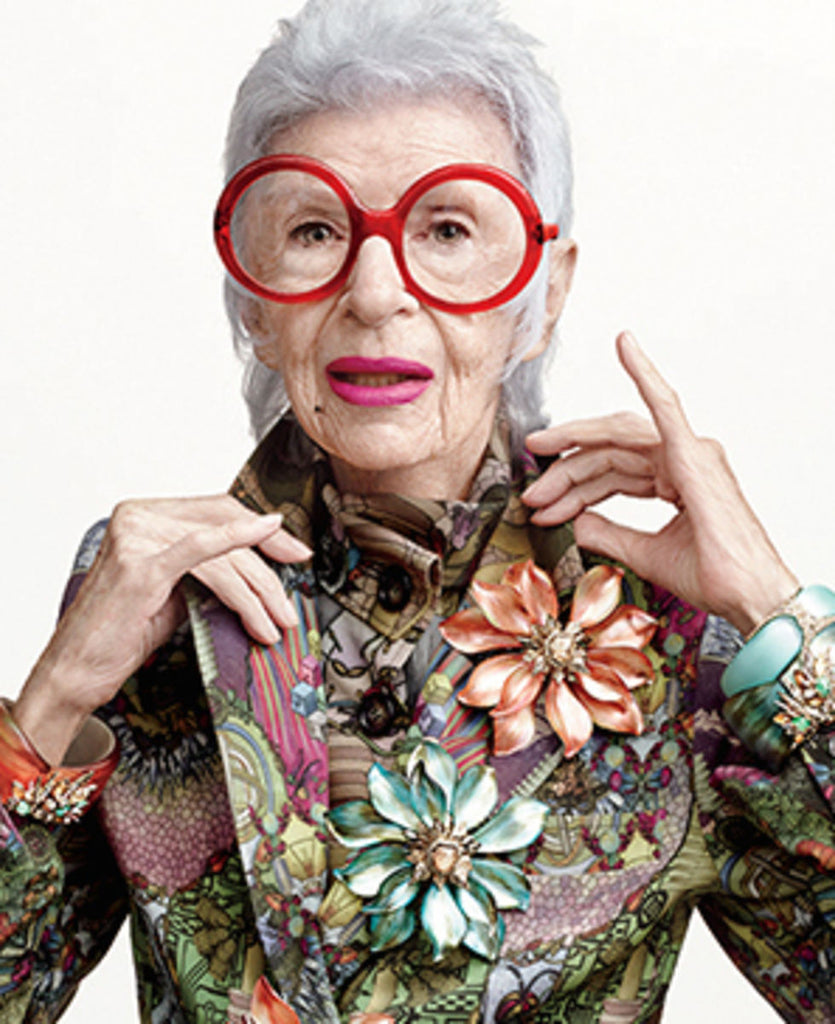 Latest Bathroom Reading - Rare Bird of Fashion: The Irreverent Iris Apfel and How She Inspires Me