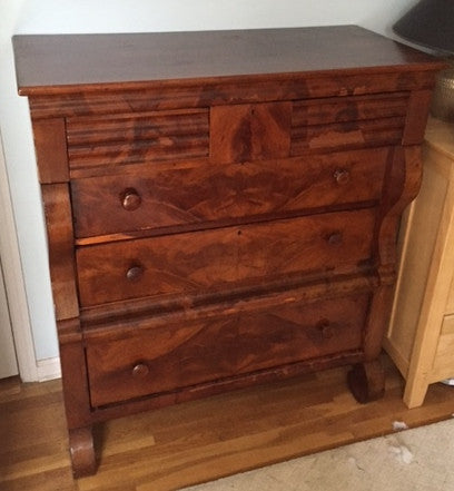 Bringing New Life to Old Things, and the Sexiness of Nerdy Boys' Hands:  Refinishing a Dresser