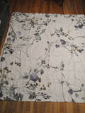 TREASURE & BOND QUEEN Duvet Set Cotton WATERCOLOR 89 x 84" PURPLE
