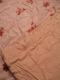 ANTHROLOPOLOGIE QUEEN QUILT Blanket Throw Bedspread Cover Bedroom BUTTERFLY FLOWER