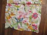 Set 2 TESSITURA TOSCANA ATELERIE FIRENZE BIRD Floral Pillow Case Pillowcase Sham Cover LINEN