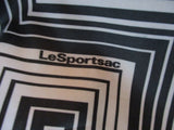 LeSPORTSAC Classic Duffel Hobo Bag Tote Shoulder Travel Purse STRIPED SQUARE