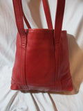 Authentic COACH 6509 Leather Tote carryall shopper handbag bag RED