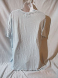 NEW WE THE FREE PEOPLE Oversize Tee 100% Cotton T-Shirt Top L POWDER BLUE