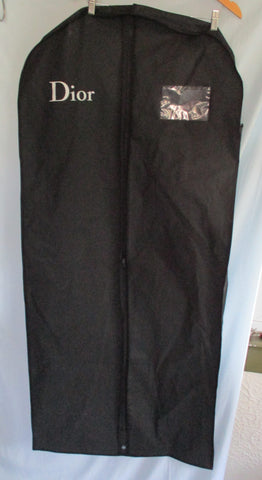 DIOR Zip Folding Garment Bag TRAVEL ORGANIZER BLACK 24 x 53