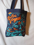 NEW MARTHA's VINEYARD Canvas Shopper Tote Shoulder Beach Book Bag Carryall Graphic