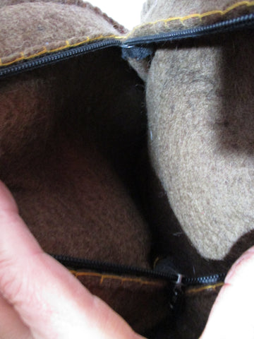 Cloth MONKEY BACKPACK Shoulder Rucksack Travel Book BAG Brown