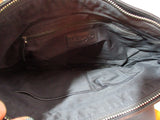 HALOGEN Bag Carryall Hobo Satchel Purse Silver Chainlink BLACK
