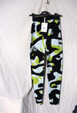 NWT NEW CHRISTIAN DIOR PARIS VERT LEGGING Pant Trouser 36 BLUE GREEN BLACK