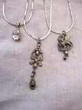 Lot Set 8 SILVER Charm Pendant Necklace Choker Jewelry LION GRIFFIN MEDIEVAL