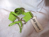 NWT NEW JILL STUART BELT Made in USA LIME GREEN OS Ring Loop Buckle