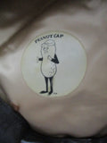 Vintage Genuine PEANUT CAP Wool driving hat beanie tweed OS Brown Convertible