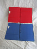 Set Lot 2 NEW GUATEMALA Notebook Journal COVER RED BLUE 9.5 x7" Writer Gift