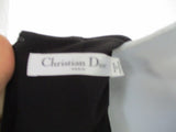 NWT NEW CHRISTIAN DIOR ROBE DO zip coat Dress 38 Black