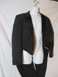 NWT NEW EJ SAMUEL Tuxedo Blazer Jacket Suit Tails 40L BLACK Formal Sport Coat Wedding NWT Mens