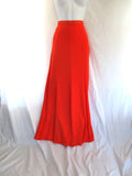 NWT NEW ANN TAYLOR Sheer MAXI SKIRT XS NEON ORANGE Formal Wedding