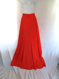 NWT NEW ANN TAYLOR Sheer MAXI SKIRT XS NEON ORANGE Formal Wedding