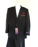 NEW NWT Mens RR ORSINI Tuxedo Sport Jacket Suit Blazer Pant 40R BLACK Formal Wedding