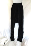 NEW GIVENCHY FRANCE 100% Silk Pegged Trouser Pant 38 BLACK Zip