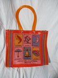 LOTERIA MEXICO TOTE Beach Market Bag Carryall SHOPPER Skull Sun Heart