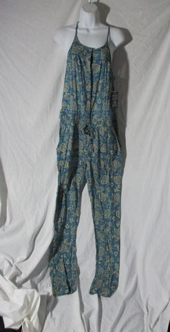 NEW NWT ISABEL MARANT ETOILE Floral PANT SUIT Bodysuit 36 Boho India Blue Beige