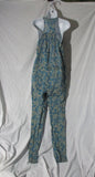 NEW NWT ISABEL MARANT ETOILE Floral PANT SUIT Bodysuit 36 Boho India Blue Beige
