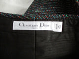 NWT NEW CHRISTIAN DIOR PARIS PANTALON ND Wool Pants Trouser 36 NOIR BLACK