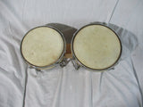 GROOVE PERCUSSION 2 DRUM Set Bongo Hand Wood 7-8"