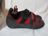 Womens CLIMBX Rock Bouldering Indoor Outdoor SHOE 9 BLACK Red