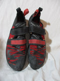 Womens CLIMBX Rock Bouldering Indoor Outdoor SHOE 9 BLACK Red