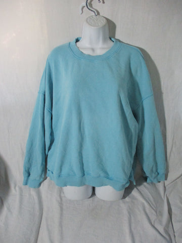 FREE PEOPLE FP MOVEMENT PLAYBOOK TUNIC SWEATSHIRT M MOONLIT JADE