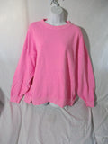 AERIE LOVE THIS MOMENT COVERUP TOP SWEATSHIRT Pullover M pink