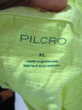 PILCRO PASSION ANTHROPOLOGIE Oversize Tee 100% Cotton T-Shirt Top XL Beach yellow