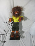 Werewolf The Wolfman Vintage 1990 21" Telco Motion-ette Halloween Decor in Box