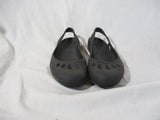 Set 2 CROCS Croc Style Platform Clog Comfort Slip on Walking Shoe BLACK PURPLE 10/40