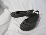 Set 2 CROCS Croc Style Platform Clog Comfort Slip on Walking Shoe BLACK PURPLE 10/40