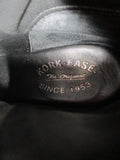 KORK-EASE ANKLE BOOT Zip Leather Shoe Bootie OLIVE GREEN BROWN 9.5 / 41