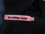 NEW BROOKLYN ROSE Asymmetrical TOP Shirt Blouse NAVY BLUE