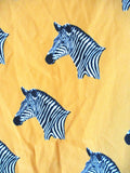 Vintage ZEBRA Sleeveless Leopard Animal Print Shift Dress S ORANGE BLACK