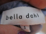 BELLA DAHL Sleeveless PANTSUIT Bodysuit S Party GRAY LAVENDER PURPLE