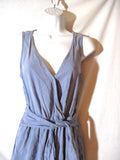 BELLA DAHL Sleeveless PANTSUIT Bodysuit S Party GRAY LAVENDER PURPLE