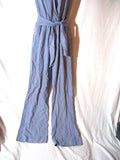 BELLA DAHL Sleeveless PANTSUIT Bodysuit S Party GRAY LAVENDER PURPLE
