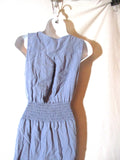 BELLA DAHL Sleeveless PANTSUIT Bodysuit S Party GRAY LAVENDER PURPLE