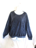 WE THE FREE PEOPLE Long Sleeve Tee 100% Cotton Shirt Top M GRAY BLUE