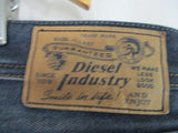 Mens DIESEL LARKEE Regular Straight Pants Jeans Dungarees BLUE 38 X 32 Hipster
