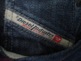 Mens DIESEL LARKEE Regular Straight Pants Jeans Dungarees BLUE 38 X 32 Hipster